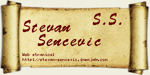 Stevan Šenčević vizit kartica